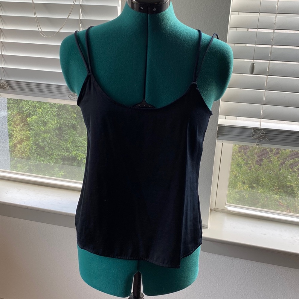 Black spaghetti strap top